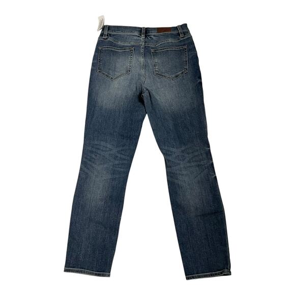 Lands End High Rise Slim Ankle Jeans Basic Casual Denim Pants 6 NWT - Picture 5 of 5